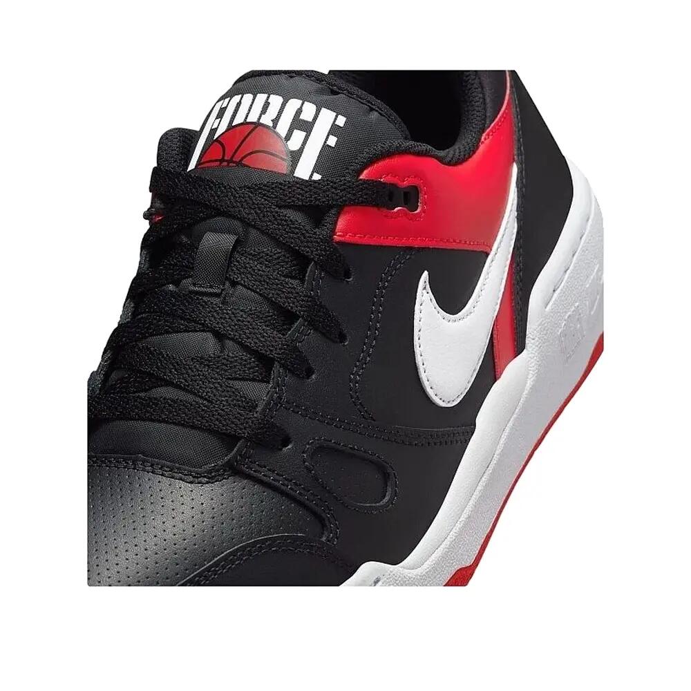 Zapatos Nike Full Force Low Negro/Blanco/Rojo Universitario 6/7