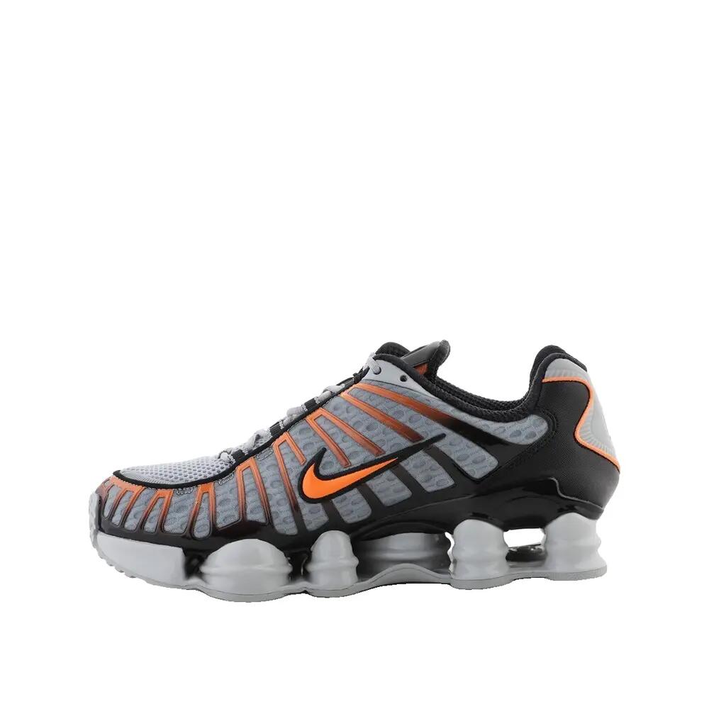 Zapatos Nike Shox TL Hombre Gris/Naranja 5/7