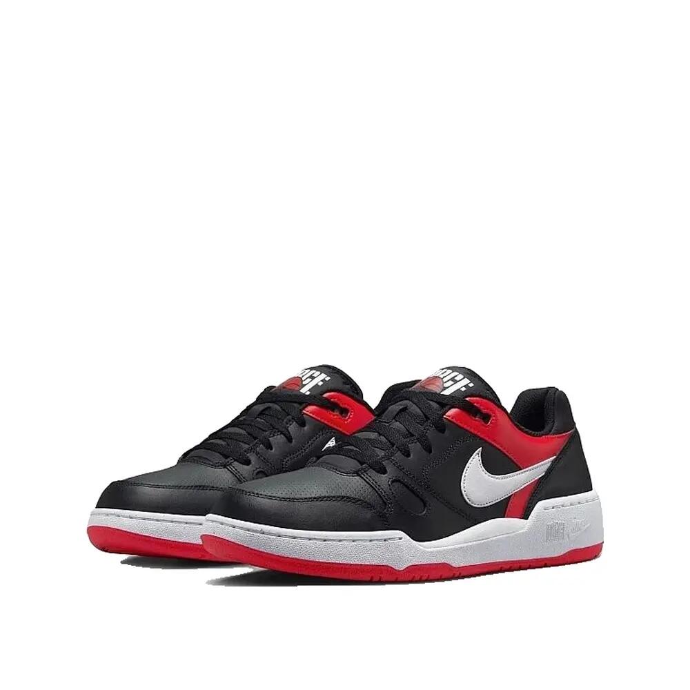 Zapatos Nike Full Force Low Negro/Blanco/Rojo Universitario 2/7