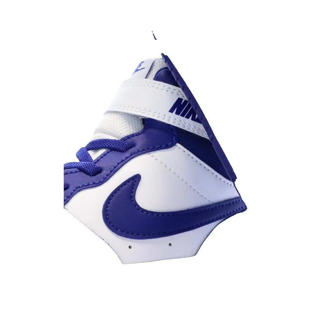 Zapatillas Nike Court Borough Mid 2 Blancos/Noche Profunda 7/7
