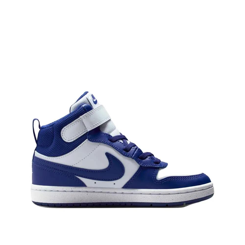 Zapatillas Nike Court Borough Mid 2 Blancos/Noche Profunda 5/7