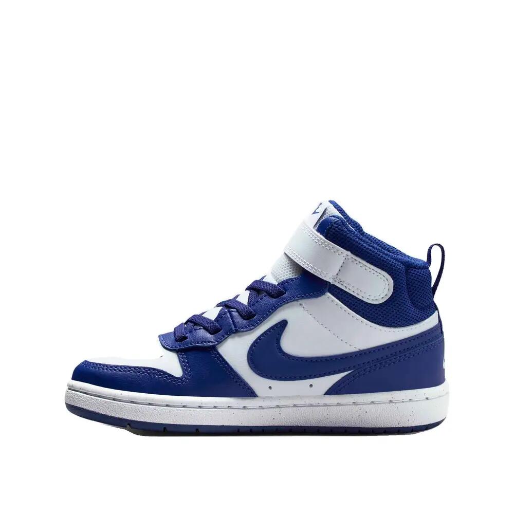 Zapatillas Nike Court Borough Mid 2 Blancos/Noche Profunda 4/7