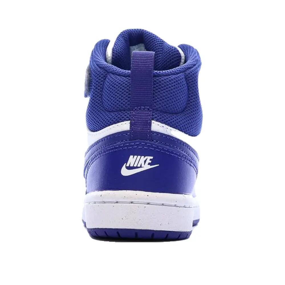 Zapatillas Nike Court Borough Mid 2 Blancos/Noche Profunda 3/7
