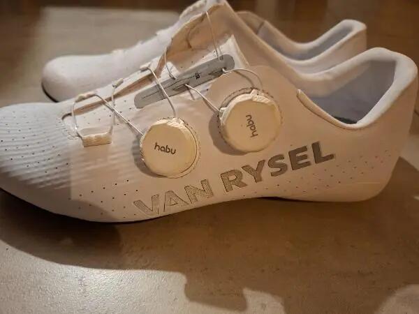 Entre Particuliers - Chaussures de cyclisme Van Rysel RCR-R blanches 4/6