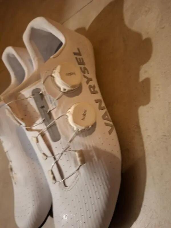 Entre Particuliers - Chaussures de cyclisme Van Rysel RCR-R blanches 3/6