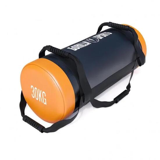 Fitness bag noir/rouge - Sac lesté 30kg