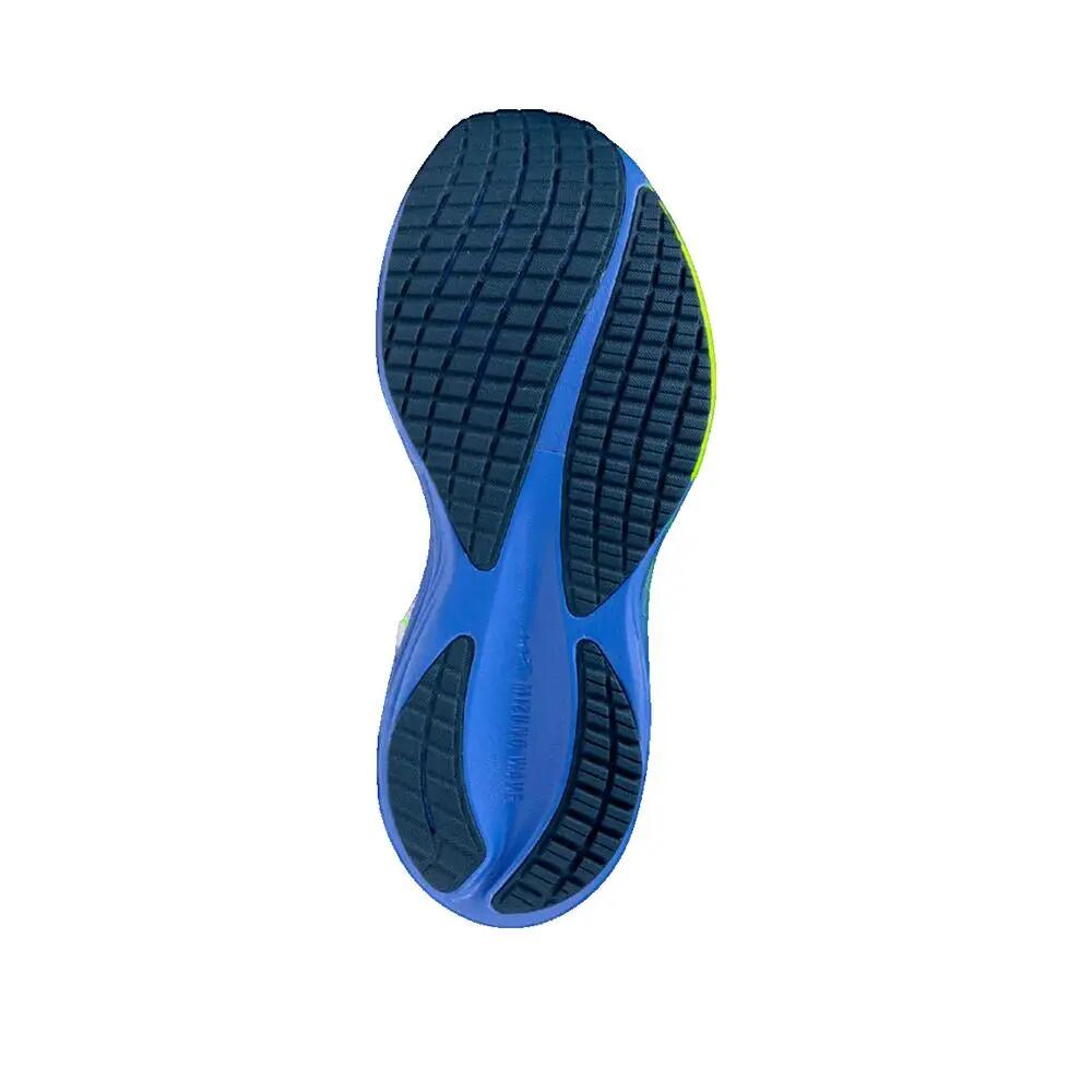Hardloopschoenen Mizuno Wave Rider 29 Dames Wit/ Lichtgeel/ Ultramarijn 7/8