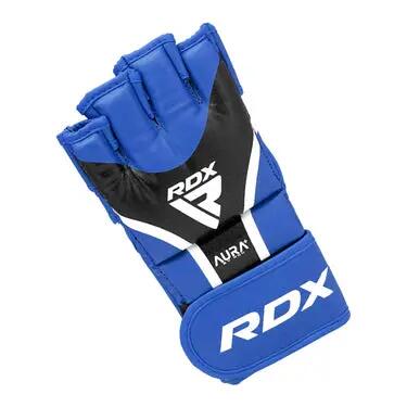 GRAPPLING-HANDSCHUHE AURA PLUS T-17 BLAU/SCHWARZ – L 5/5