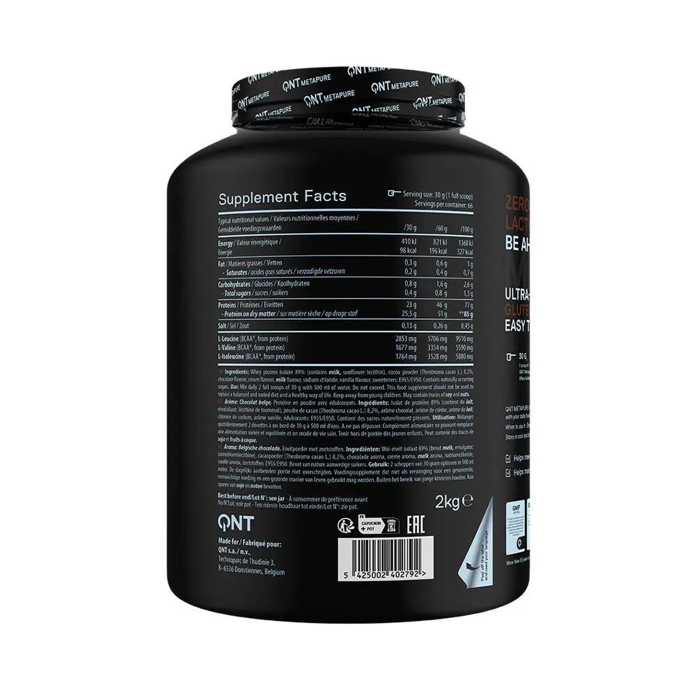 Whey isolate - Metapure Zero Carb - Chocolat Belge 3/6
