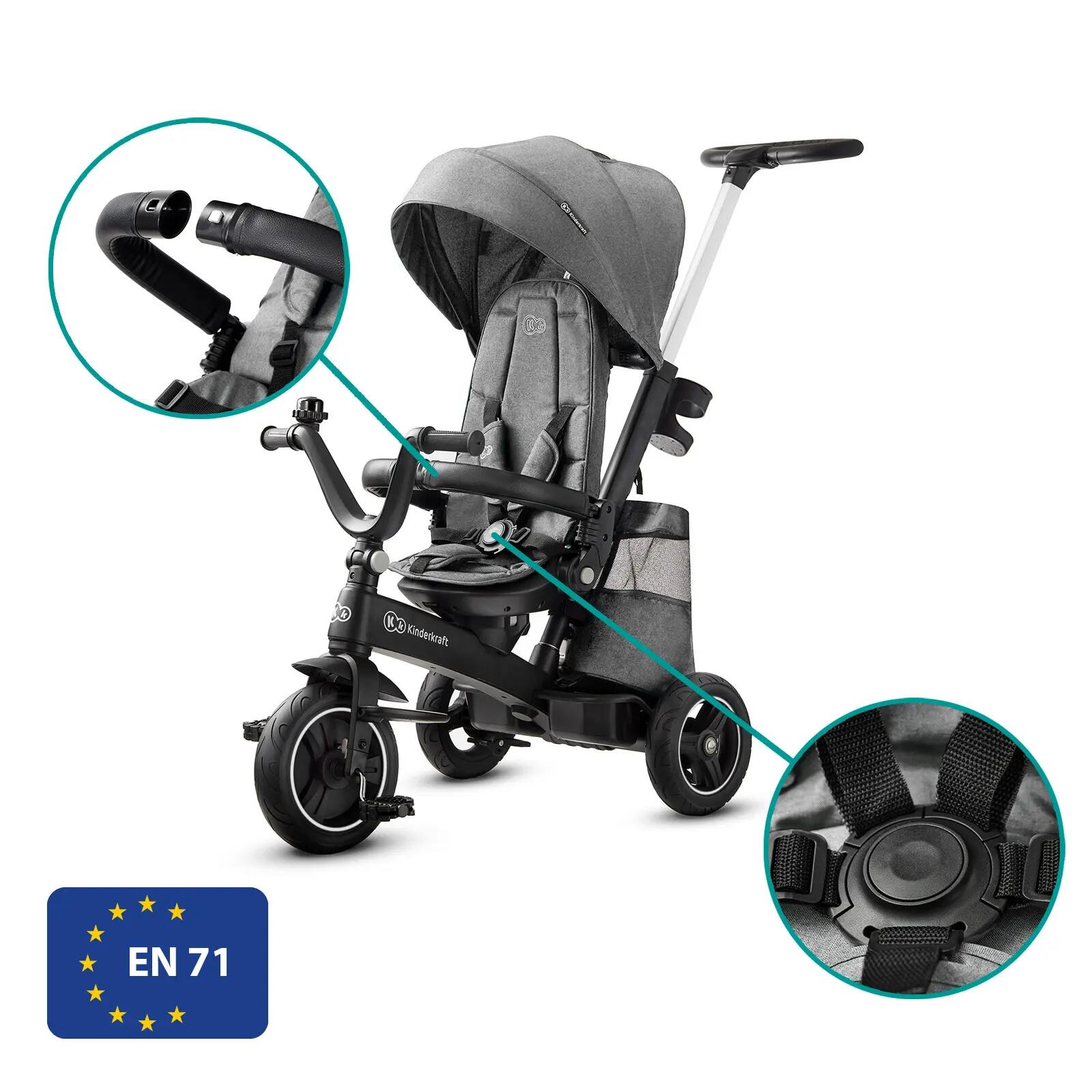 EASYTWIST grijze evolutionaire driewieler 8/12