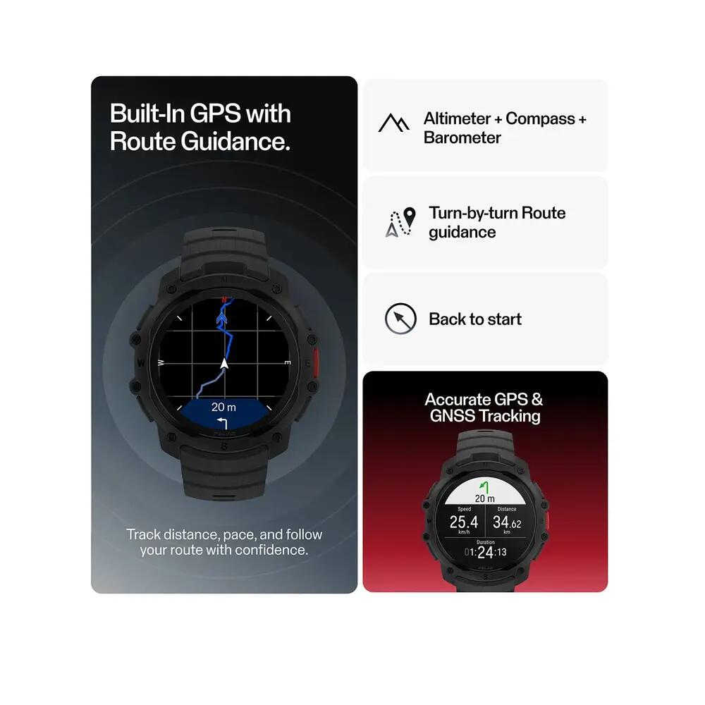 Relógio inteligente Polar Street X GPS AMOLED Preto 5/10