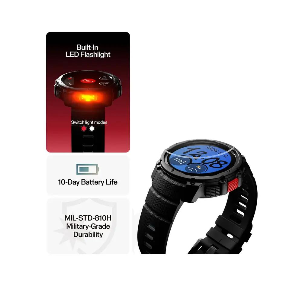 Relógio inteligente Polar Street X GPS AMOLED Preto 4/10