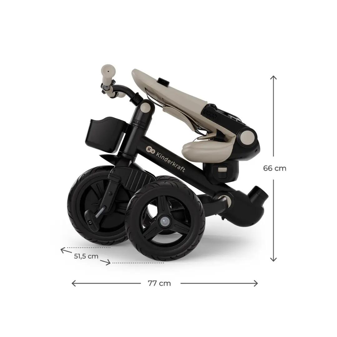 Tricicletă Kinderkraft AVEO 2 Plus BEJ 14/14
