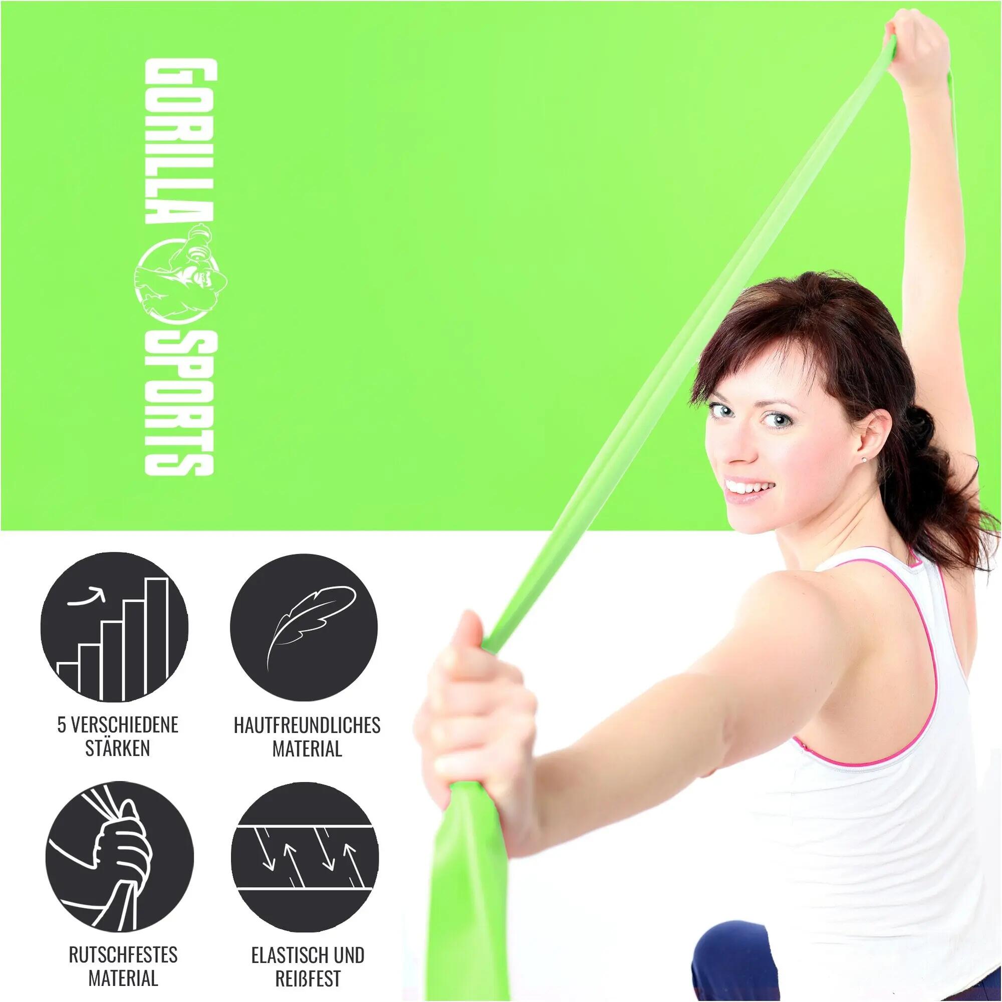 Fitnessband Latex 120 - 200 cm 2/8