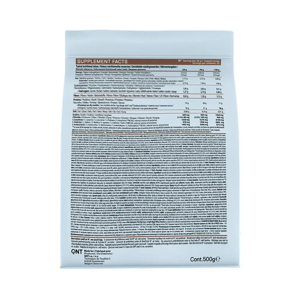 QNT Light Digest Whey Protein Fehérje 500g Belga csokoládé 2/4