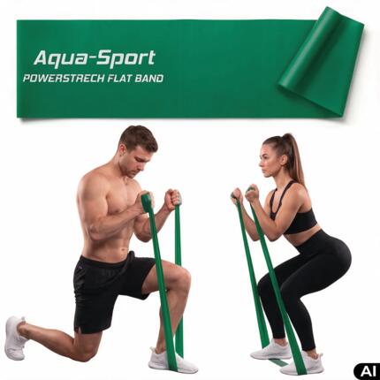 Taśma guma oporowa do ćwiczeń Aqua-Sport Powerstrech Flat Band 12-15kg