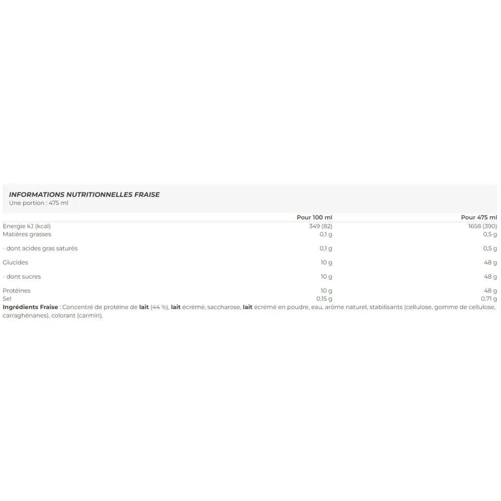 Bevande proteiche - Protein XL Shake - Fragola Confezione da 12 4/4
