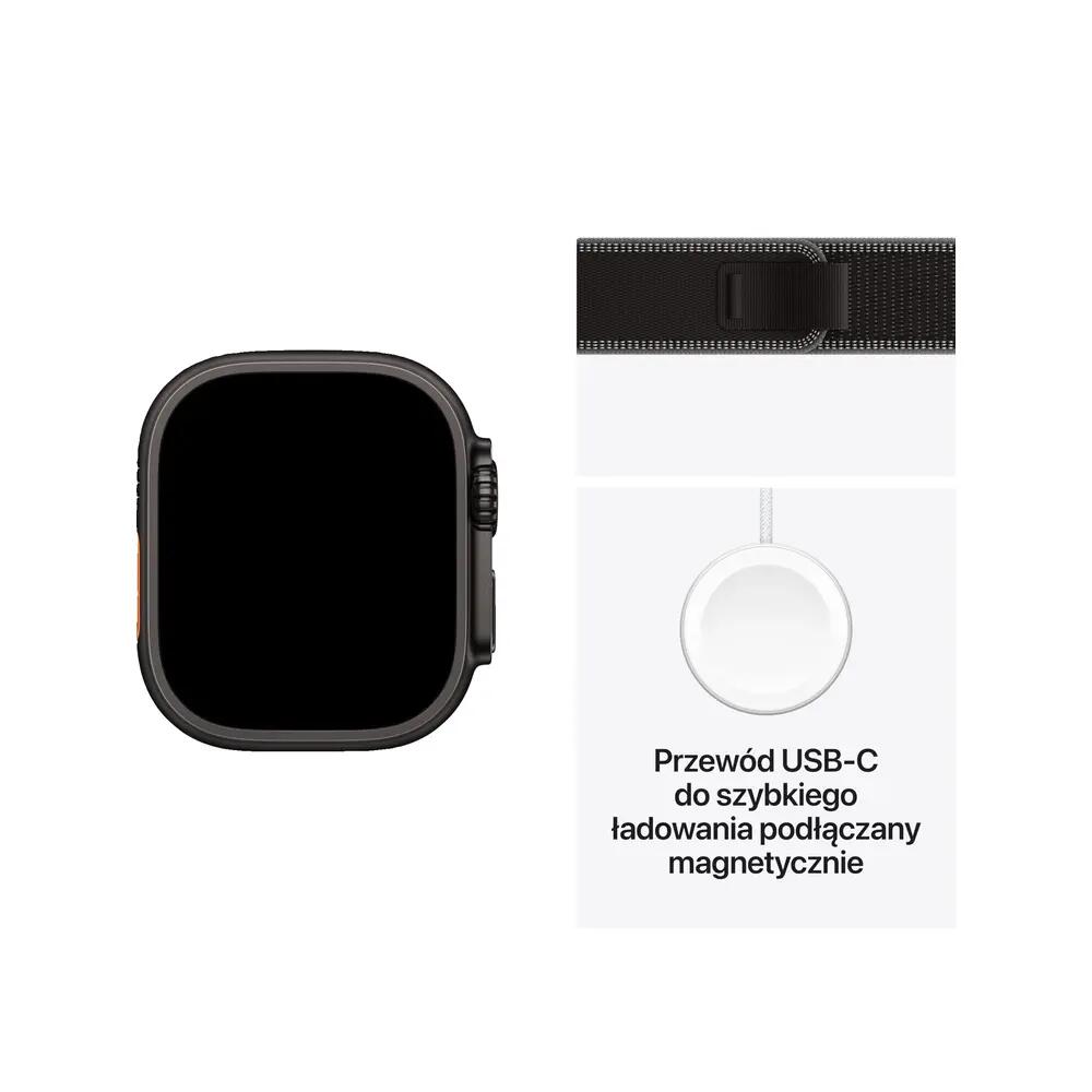 Montre connectée Apple Ultra 3 GPS et cellulaire 49mm Titane Noir 3/3