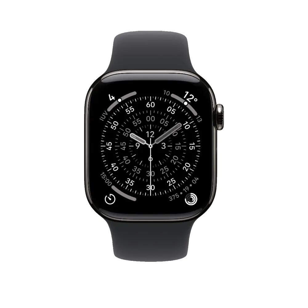 Reloj inteligente Apple Series 11 GPS + Cellular Titanio Negro 2/2