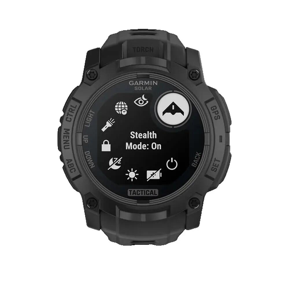 Relógio inteligente Garmin Instinct 3 Solar Edição Tática 50 mm Preto 4/5