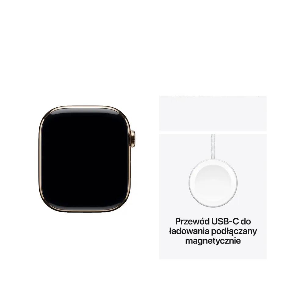 Montre connectée Apple Série 11 Dorée en Titane 42mm 8/8