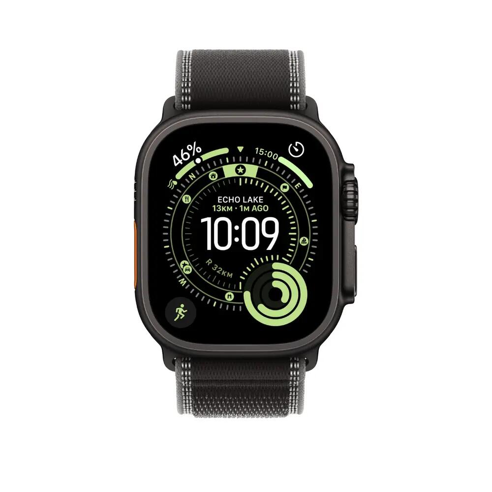 Zegarek smart Apple Ultra 3 z tytanu Czarny 2/3