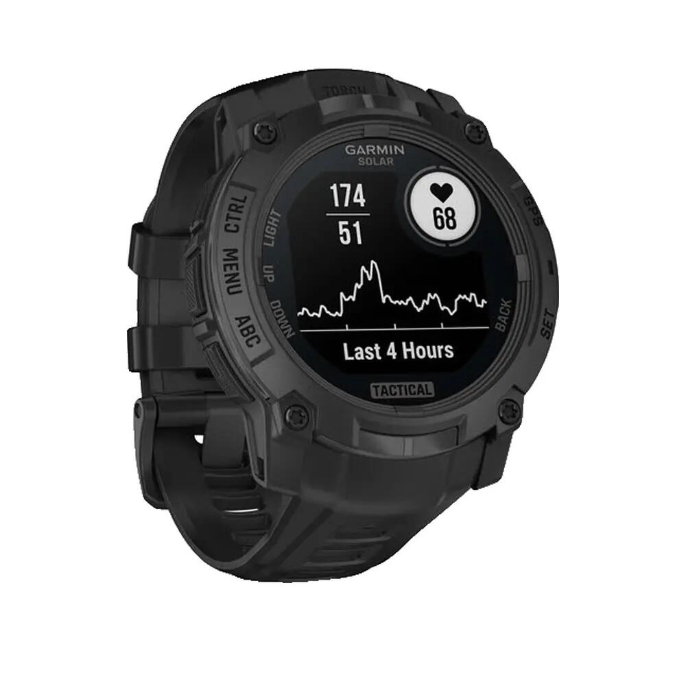 Relógio inteligente Garmin Instinct 3 Solar Edição Tática 50 mm Preto 3/5
