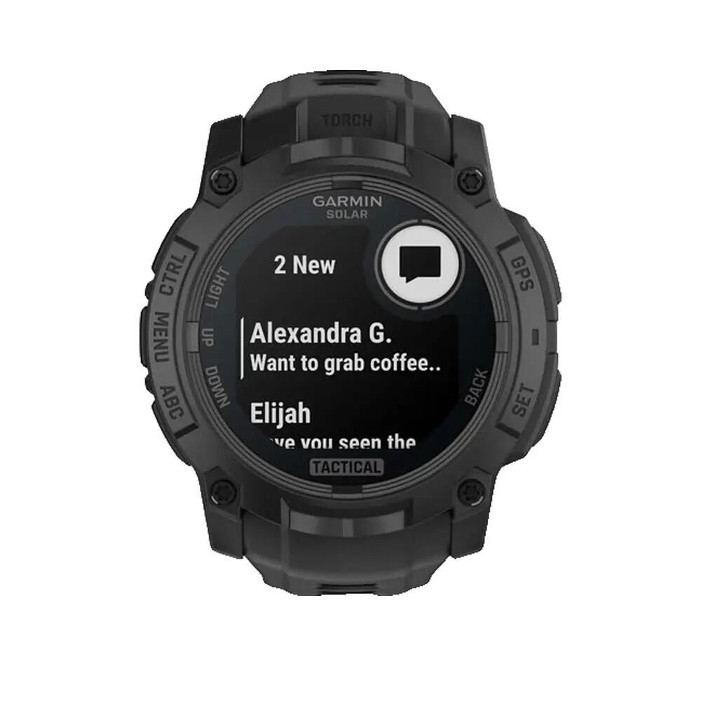 Relógio inteligente Garmin Instinct 3 Solar Edição Tática 50 mm Preto 2/5