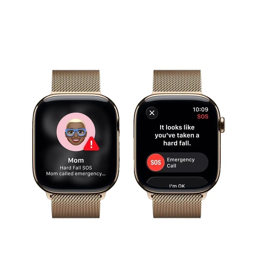 Montre connectée Apple Série 11 Dorée en Titane 42mm 6/8