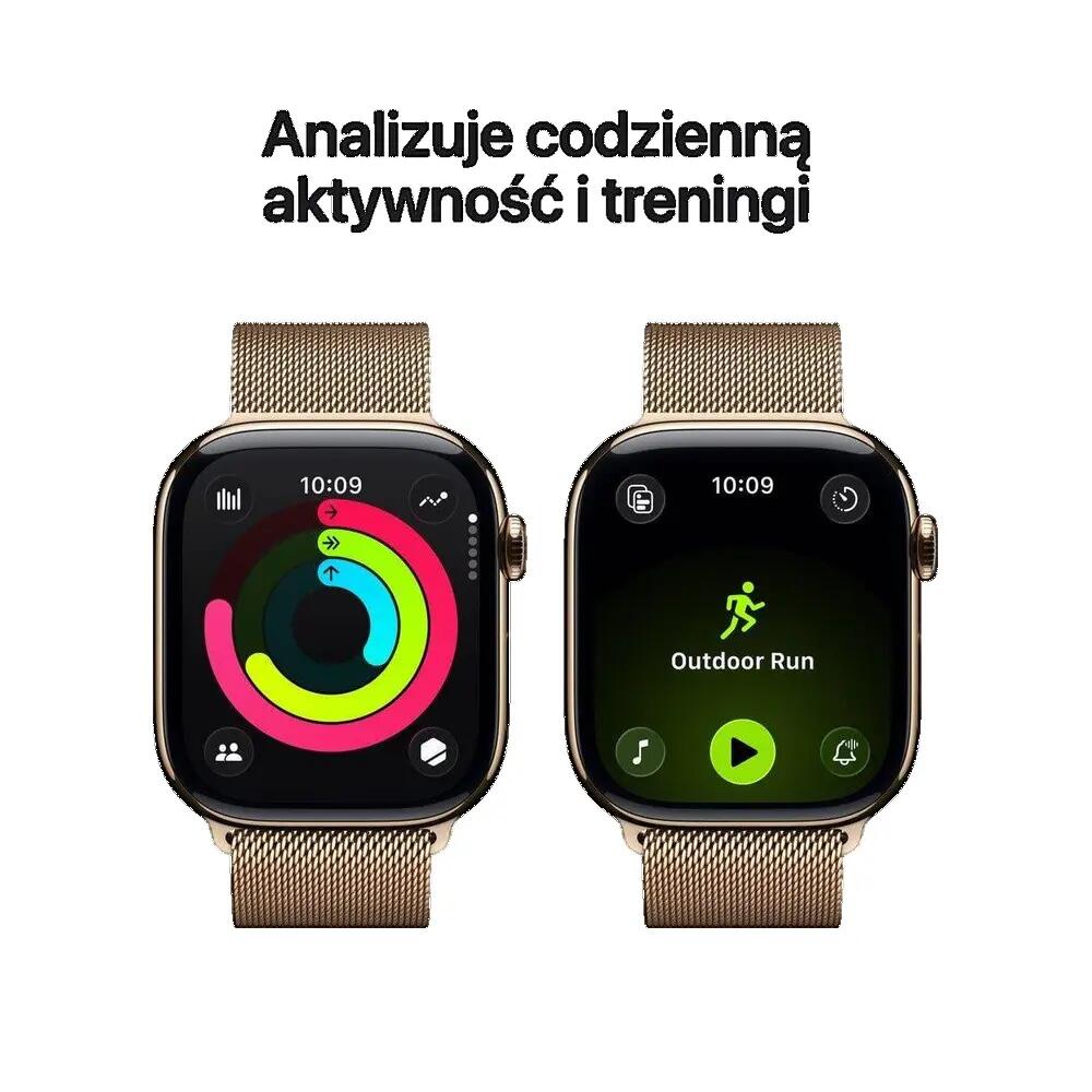 Smartwatch Apple Series 11 GPS + Cellular 46mm Goud Titanium 3/3