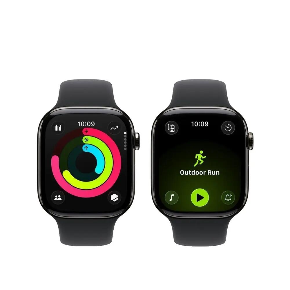 Zwart Apple Series 11 smartwatch met EKG-monitoring 4/8