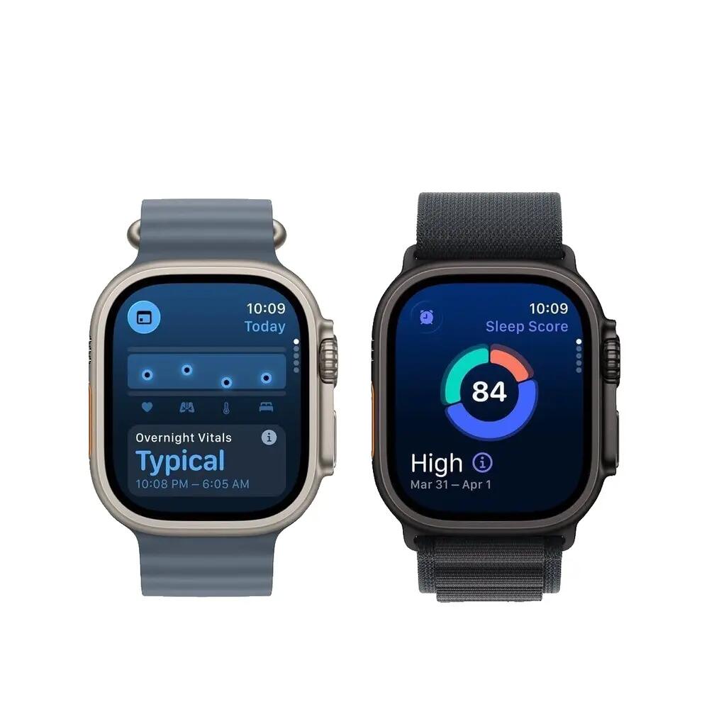 Slimme horloge Apple Ultra 3 van zwart titanium 6/7