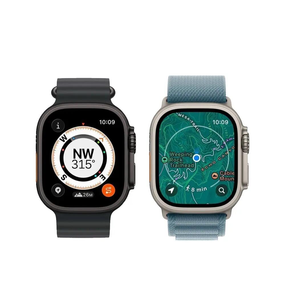Slimme horloge Apple Ultra 3 van zwart titanium 5/7