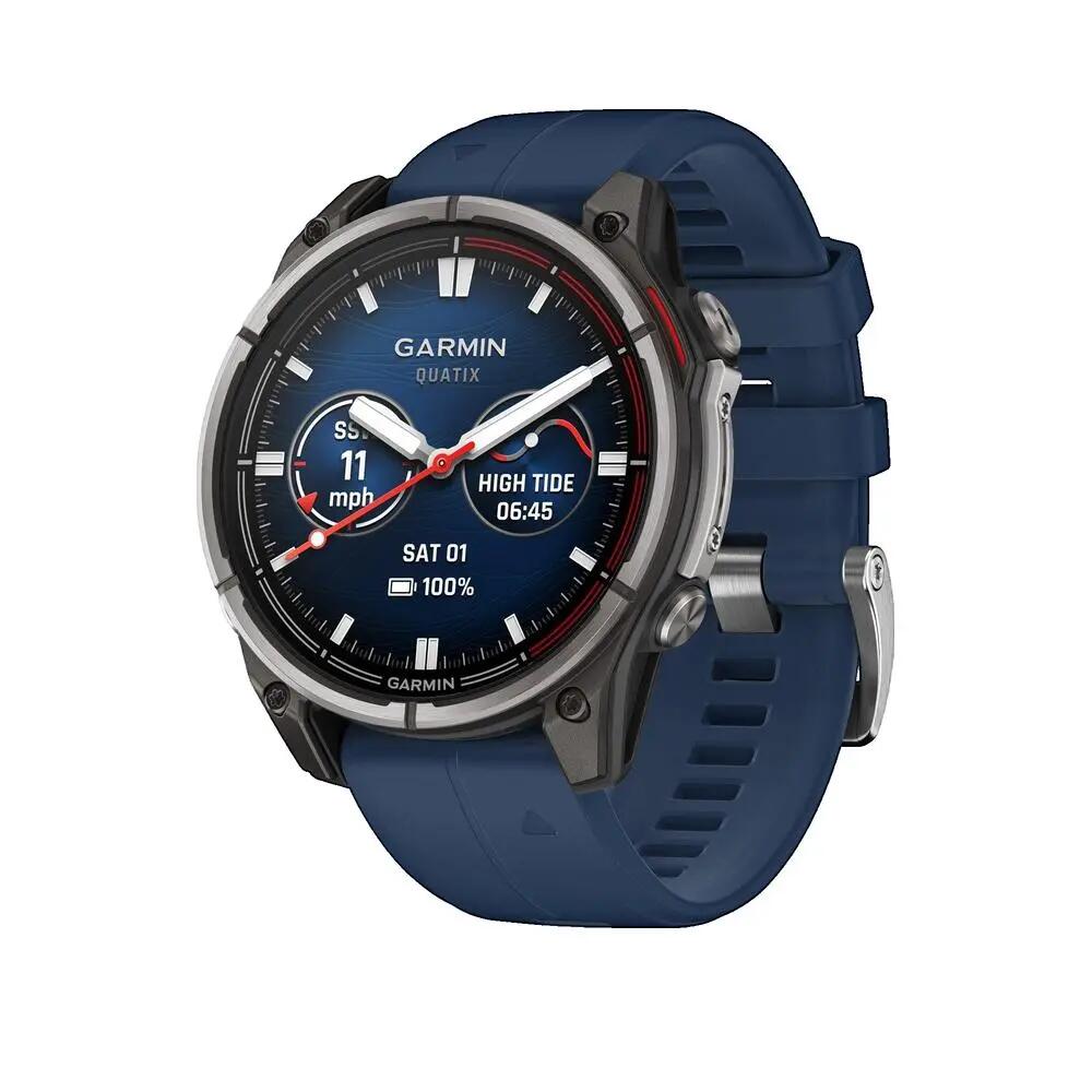 Garmin quatix 8 AMOLED titanen smartwatch zwarte 3/3