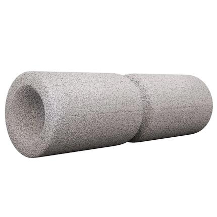 Faszienrolle - mit Umlaufrille, Foam Roller, Massagerolle, Massage, Yoga