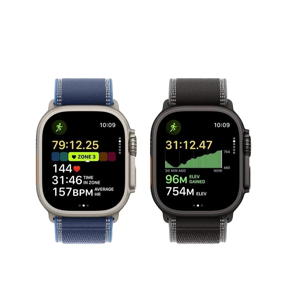 Slimme horloge Apple Ultra 3 van zwart titanium 4/7