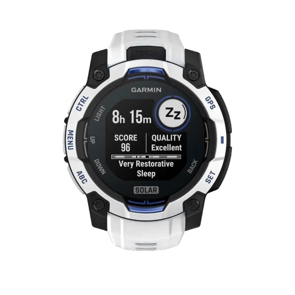 Orologio GPS Garmin Instinct 3 Solar Bianco/Blu 45mm 6/10
