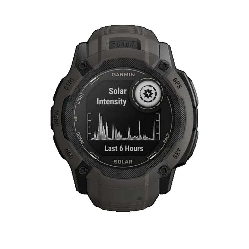 Montre de sport Garmin Instinct 2X Solar Noir - Suivi cardiaque avancé 2/3