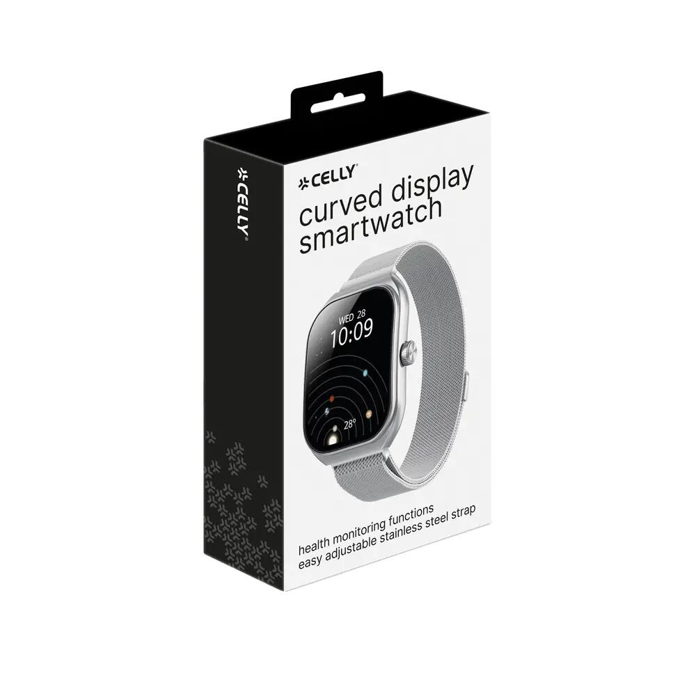 Montre intelligente Celly Trainerwide 2,01 pouces Argent 6/6