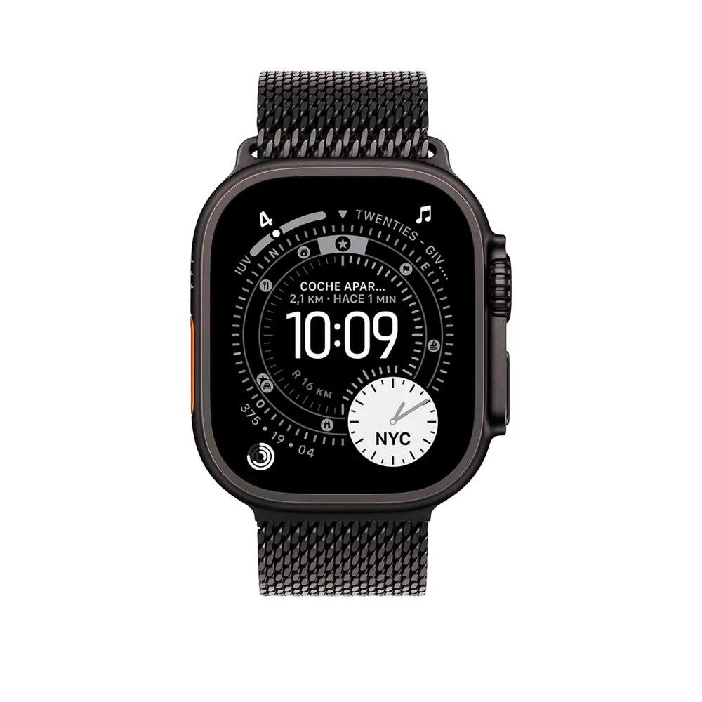 Slimme horloge Apple Ultra 3 van zwart titanium 2/7