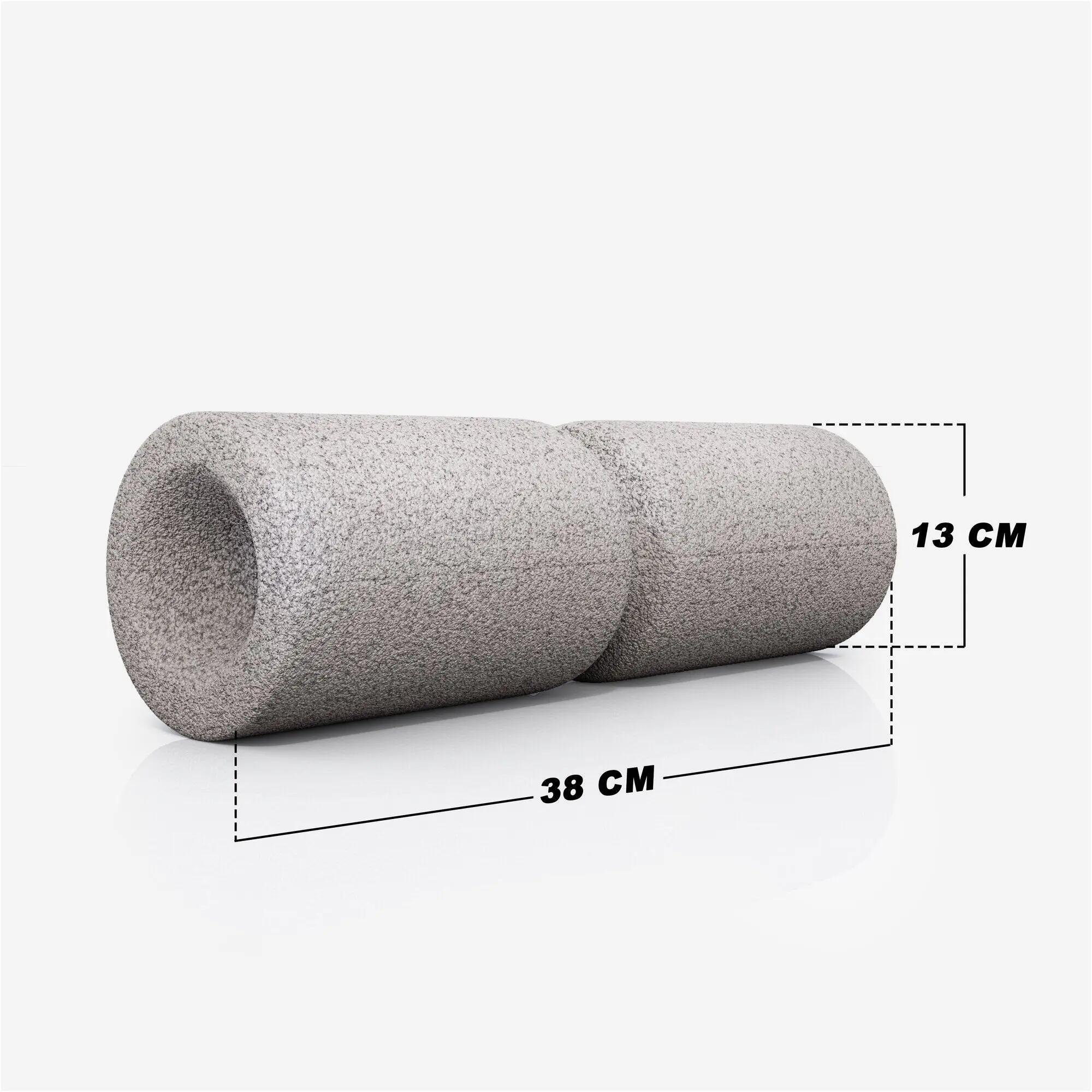 Faszienrolle - mit Umlaufrille, Foam Roller, Massagerolle, Massage, Yoga 3/11