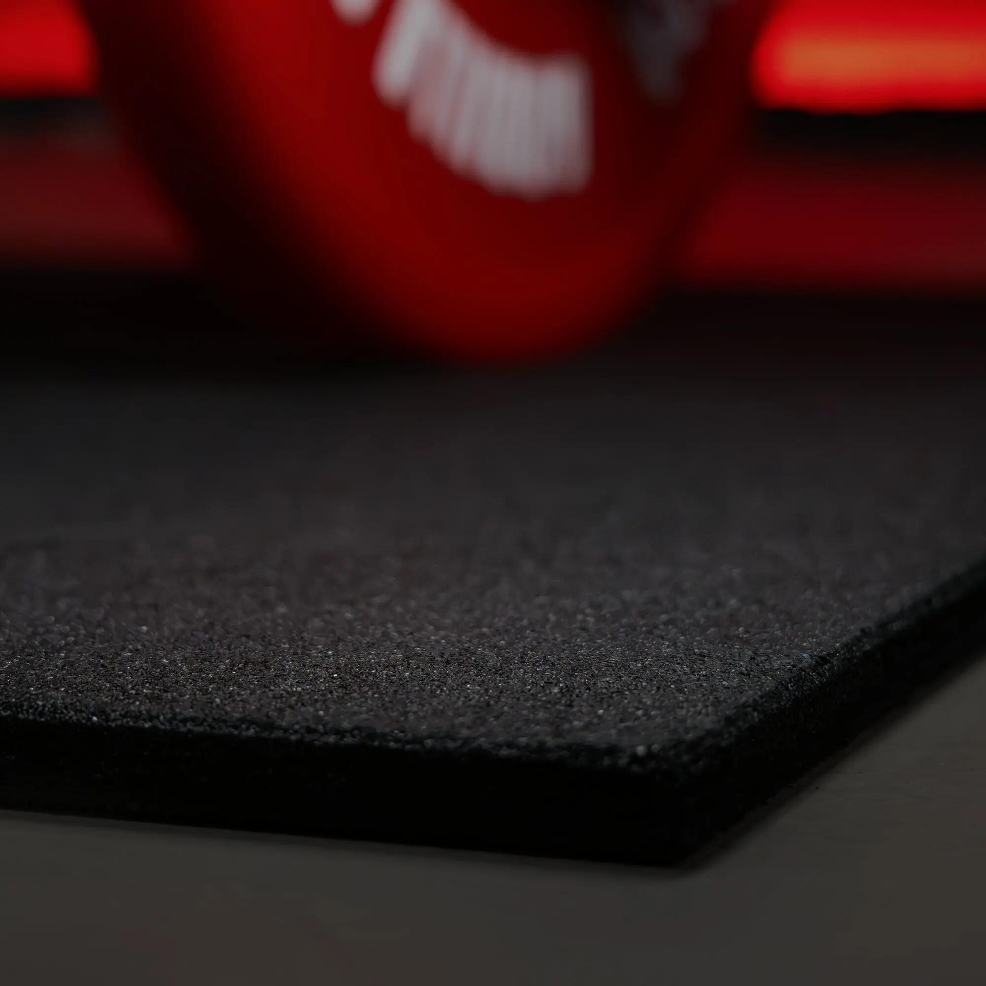 Vloermatten Rubber - Beschermingsmatten - 4 stuks - 50 x 50 cm - Zwart - 8/8