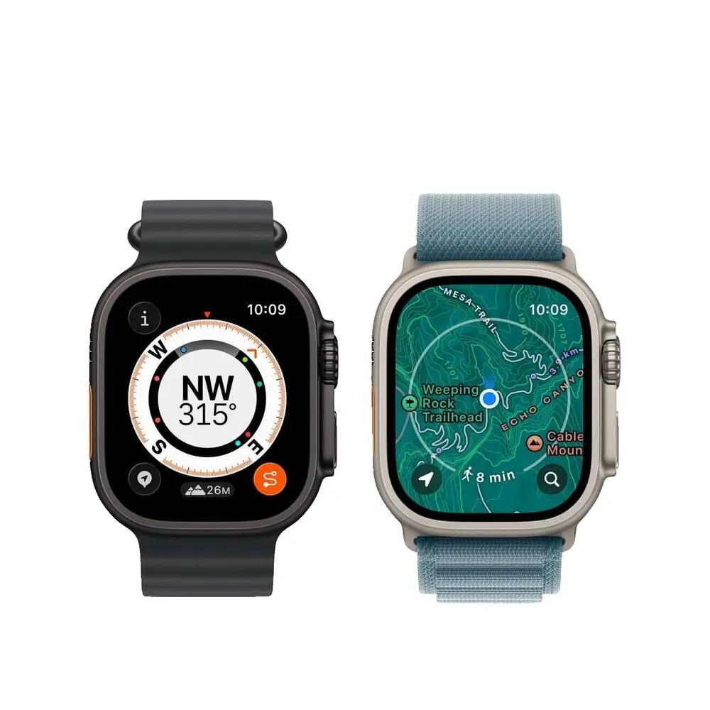 Apple Ultra 3 Blauwe Titanium Horloge 5/7