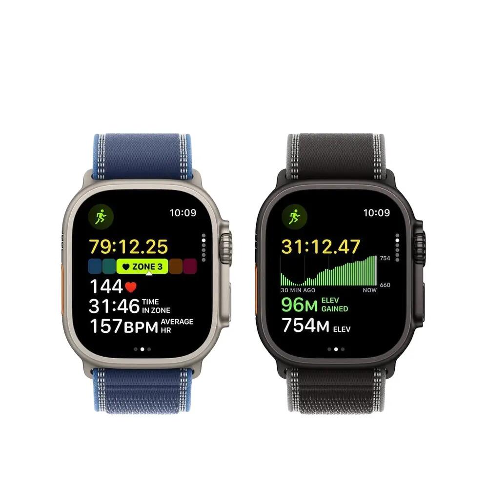 Apple Ultra 3 Blauwe Titanium Horloge 4/7