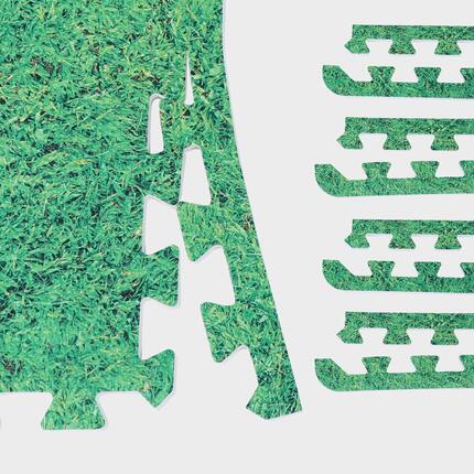 Tapis de fitness GORILLA SPORTS Kit 8 embouts EVA 58,5x2x1,2 cm