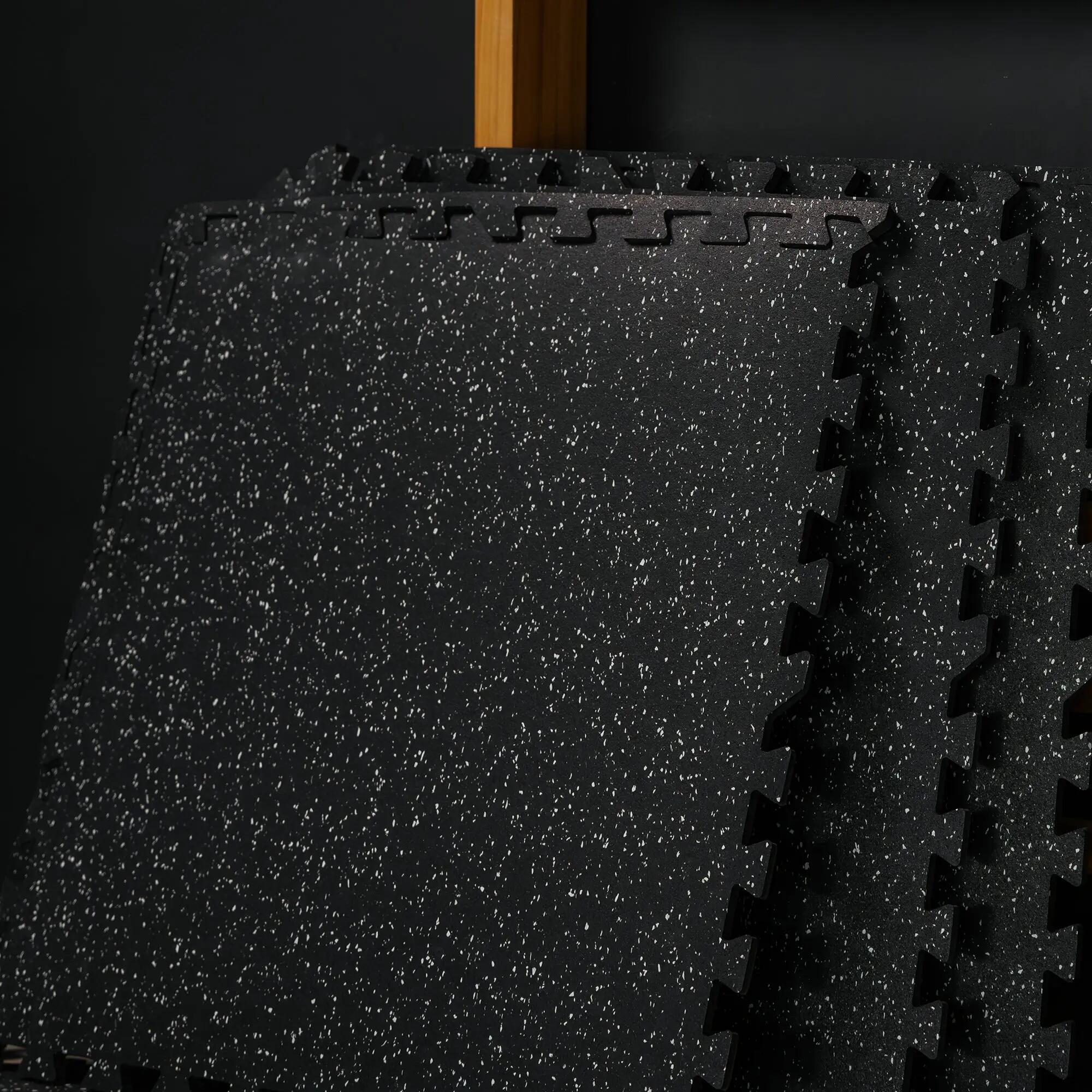 Zestaw mat ochronnych puzzle 4 szt + krawędzie czarne Gorilla Sports 9/9