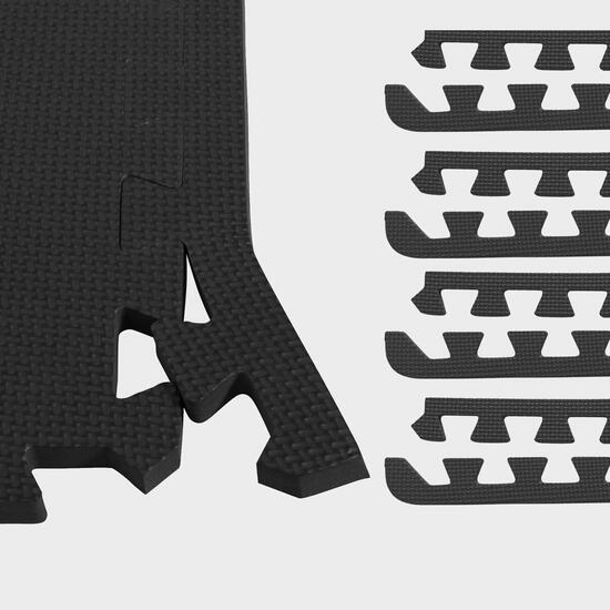 SET DE 8 BORDURES POUR DALLES | MUSCULATION ET FITNESS | COLORIS AU CHOIX