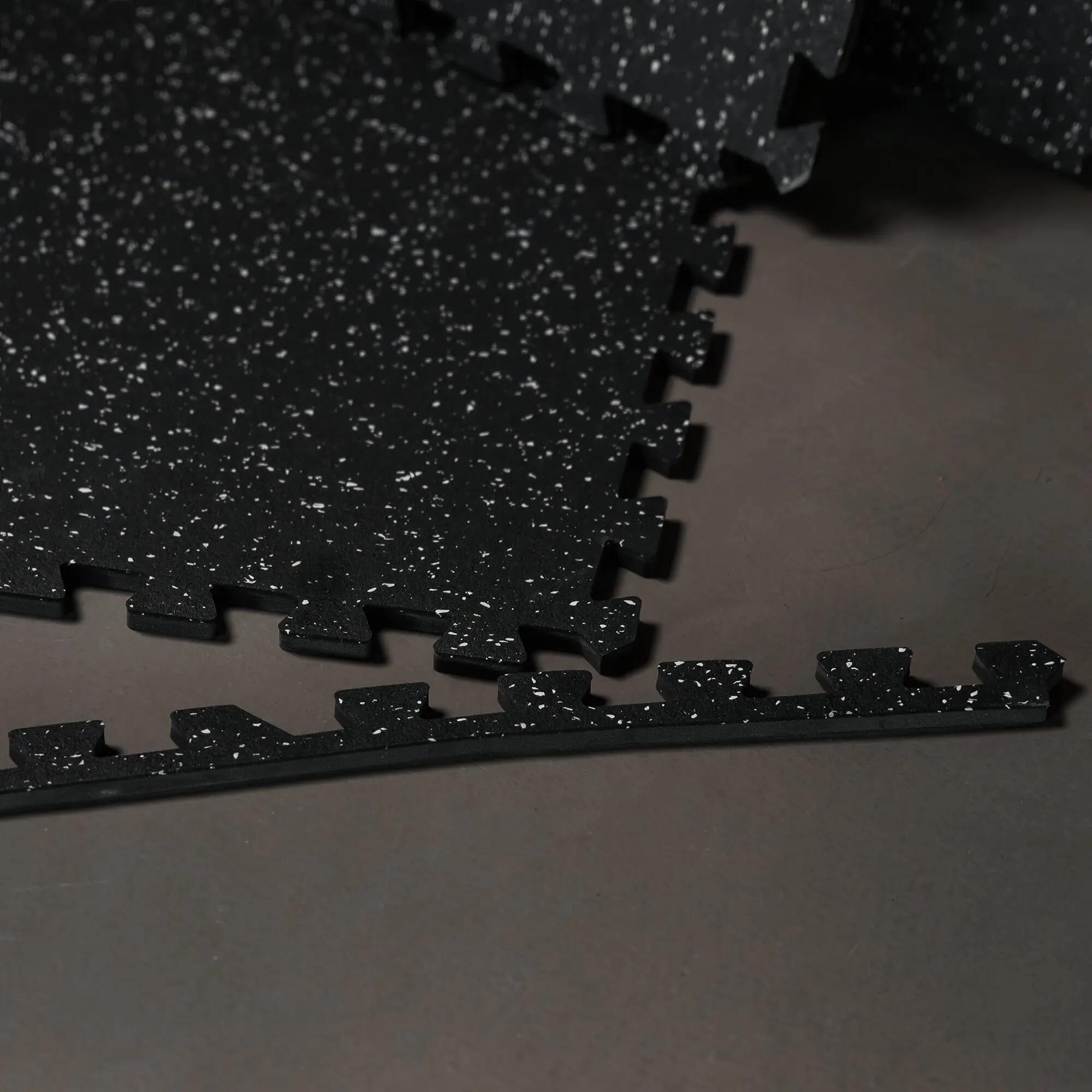 Zestaw mat ochronnych puzzle 4 szt + krawędzie czarne Gorilla Sports 7/9