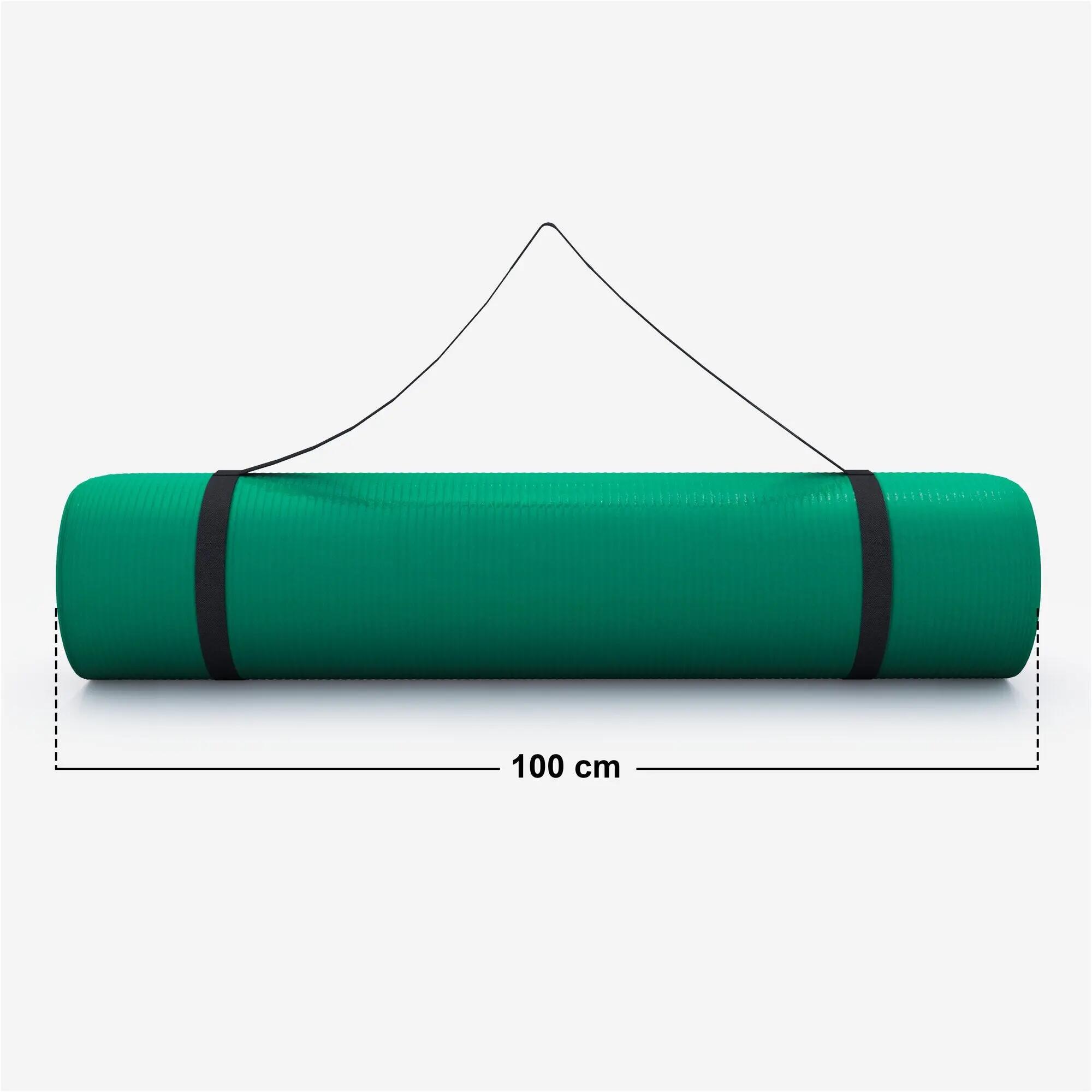 Yogamatte - 190x100x1,5 cm, mit Tragegurt, Gymnastikmatte, Fitnessmatte 4/9