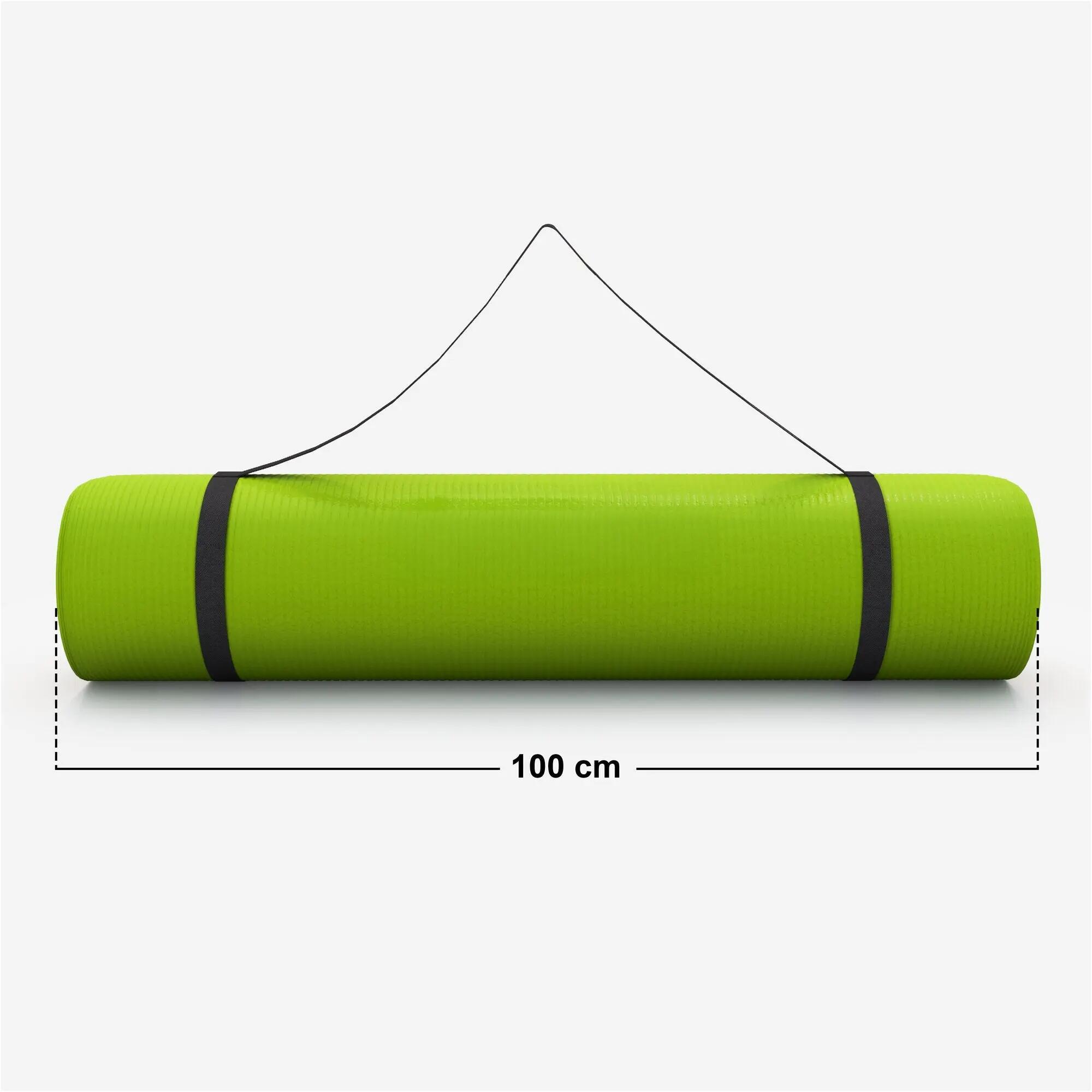 Yogamatte - 190x100x1,5 cm, mit Tragegurt, Gymnastikmatte, Fitnessmatte 4/9